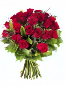  Romantic Red Roses x 24